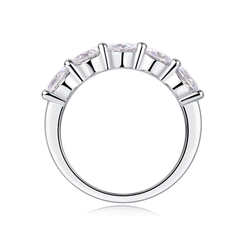 Authentic Vintage Look Moissanite Band


