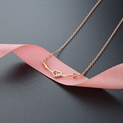 Enchanted Arrow Heart Necklace
