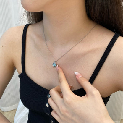 Cool Tone Double Stone Necklace

