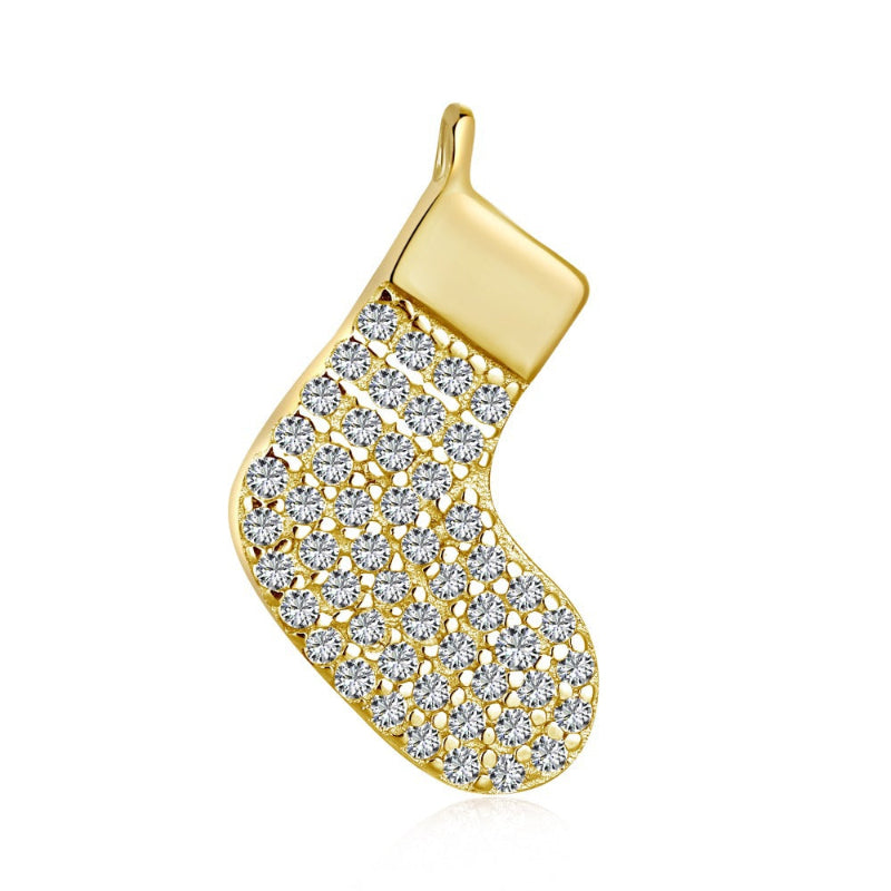 Diamond Paved Stocking Charm

