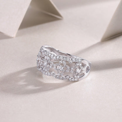 Vintage Inspired Moissanite Filigree Ring

