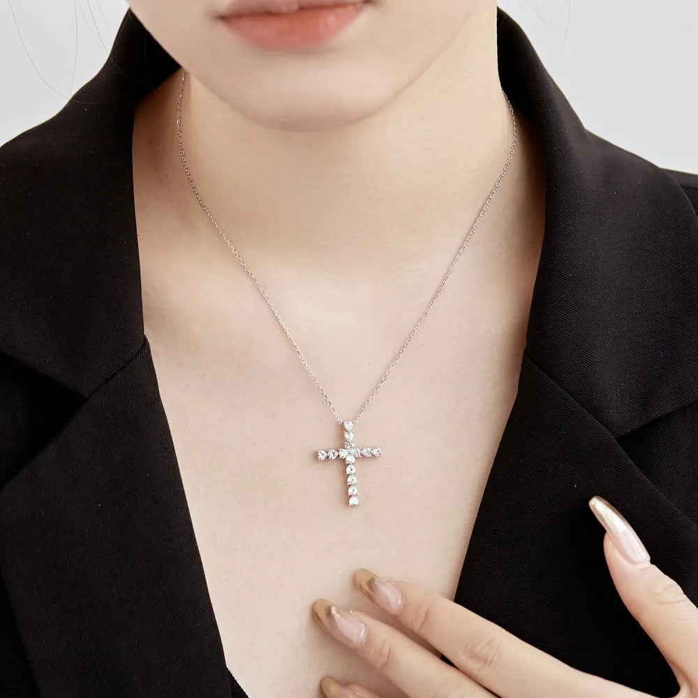 Sparkling Diamond Cross Jewelry