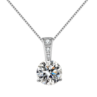 Round Cut Cubic Zirconia Necklace

