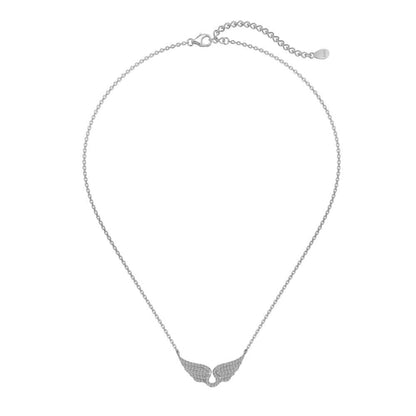 Sterling Silver Graceful Wings Necklace

