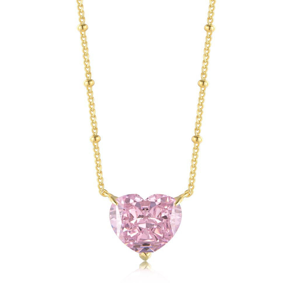 Dazzling Heart Diamond Necklace