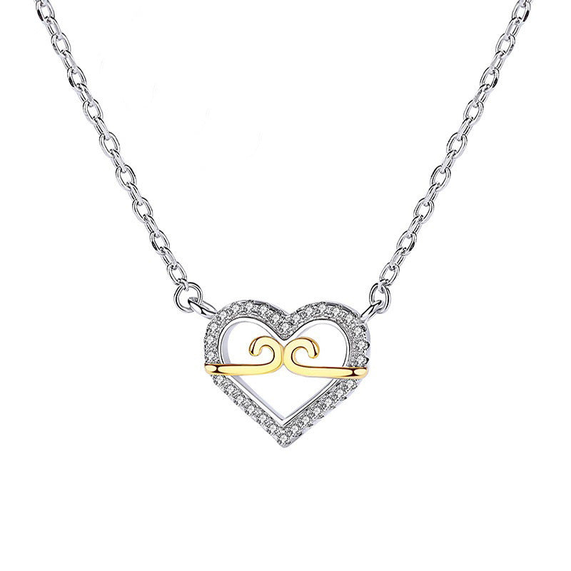 Intertwined Love Heart Pendant

