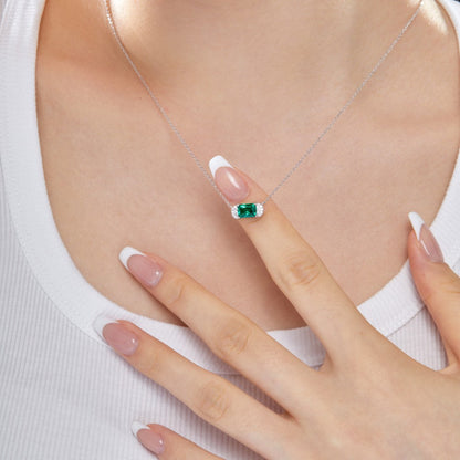 Minimalist Silver Chain with Pavé Accents


