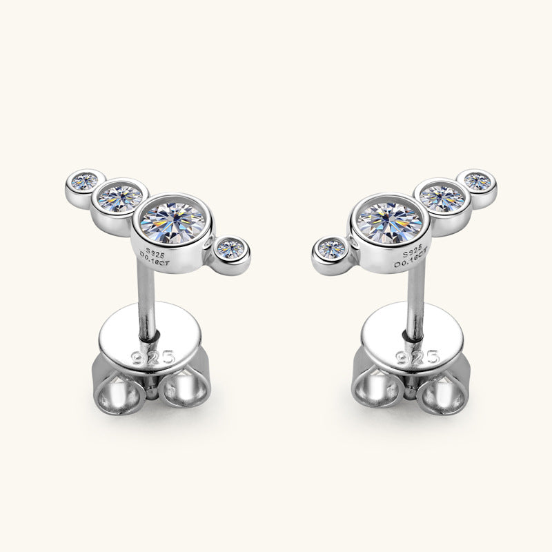 Brilliant Cut Moissanite Studs