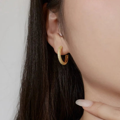 Chic Minimalist Baguette Studs