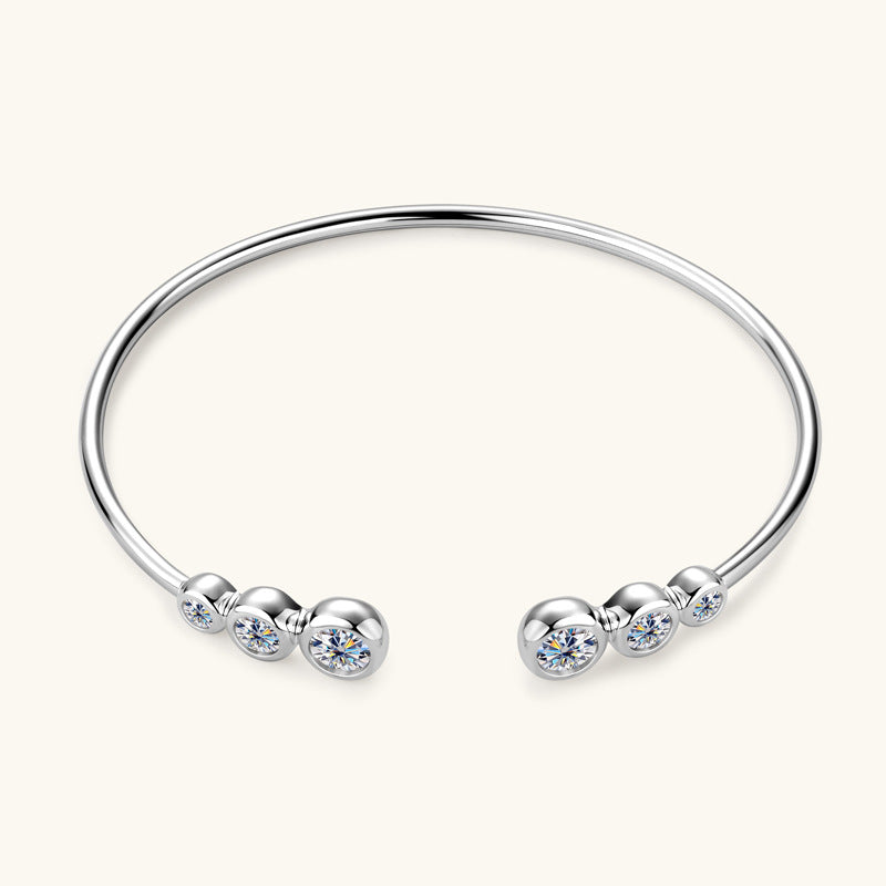 Luxury D-Color VVS1 Moissanite Arm Cuff

