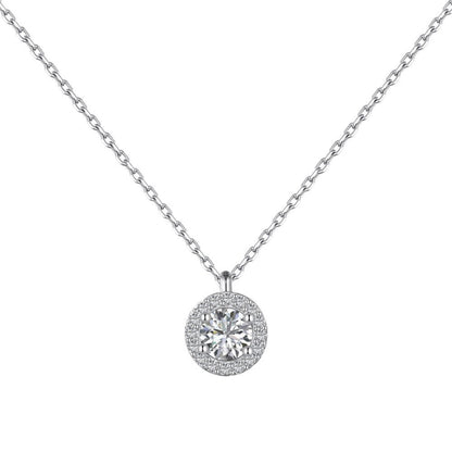 Brilliant Cut Diamond Look Pendant

