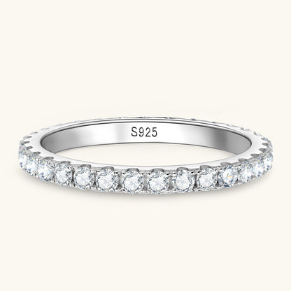 D-Color VVS1 Moissanite Wedding Band


