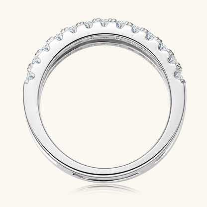 Luxury D-Color VVS1 Moissanite Wedding Set

