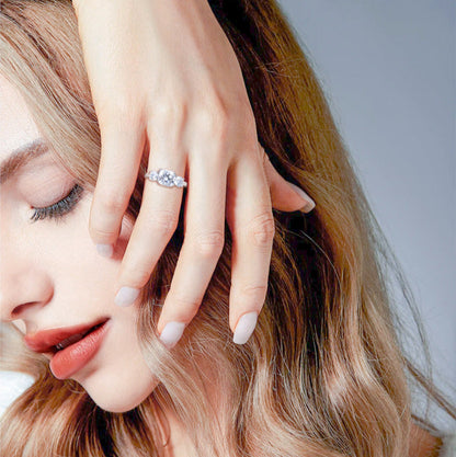 D Color Grade Moissanite Ring

