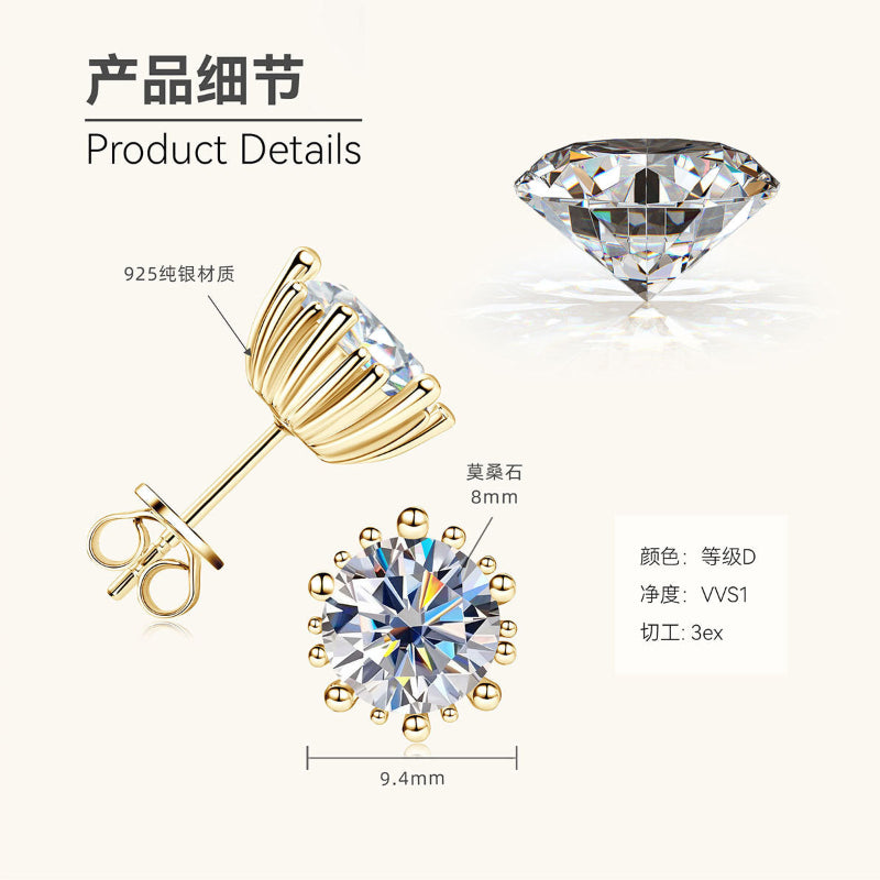 Moissanite Crown Design