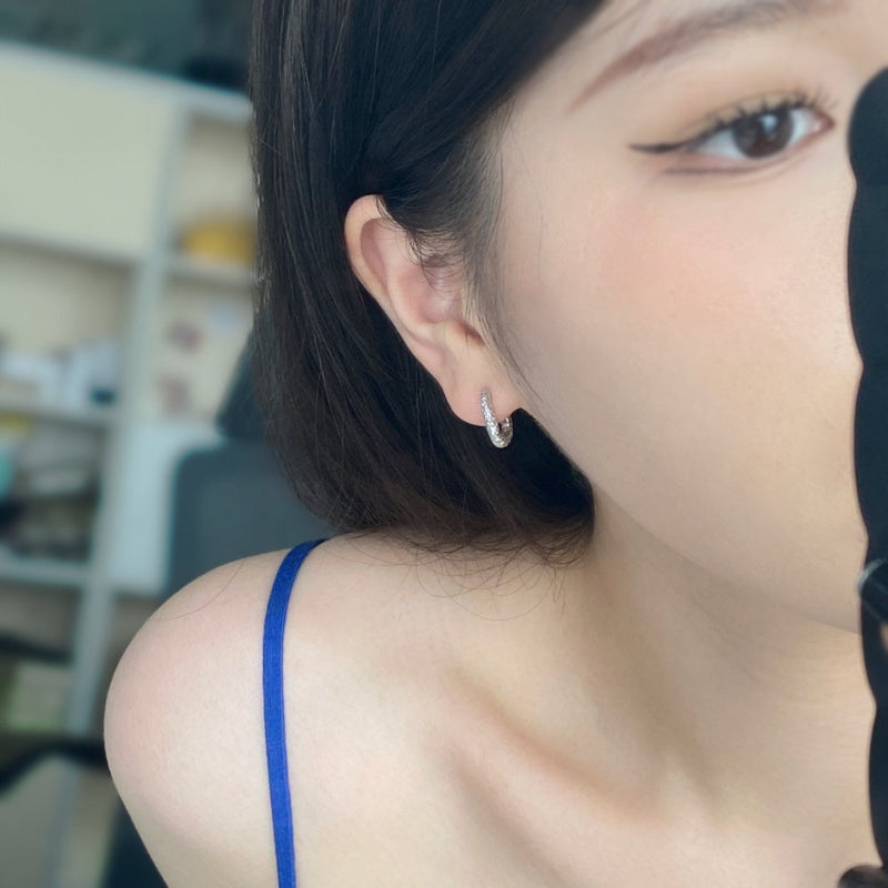Unique Textured Hoops

