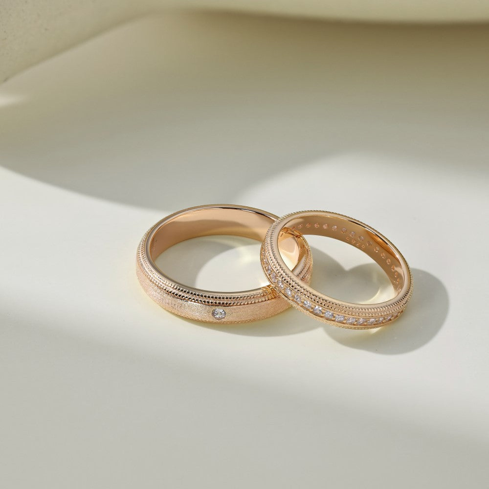 Statement Wedding Ring Set