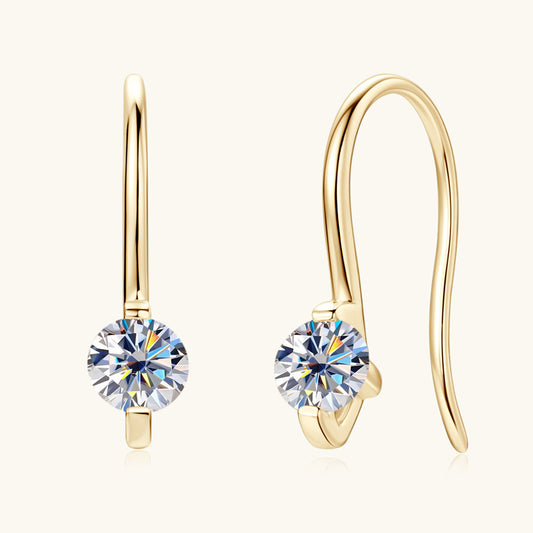 Graceful Moissanite Ear Climbers