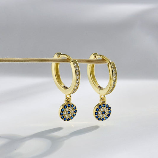 eye dangle earrings