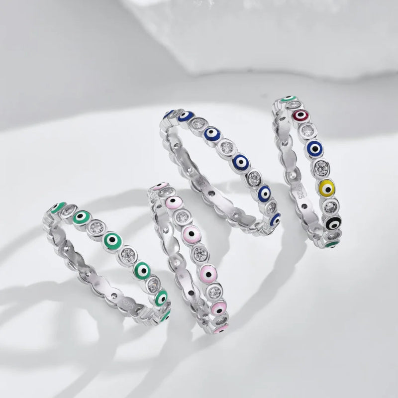 Statement Evil Eye Ring