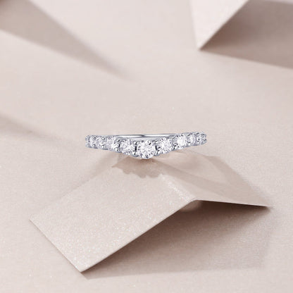 Dainty Moissanite Stackable Ring

