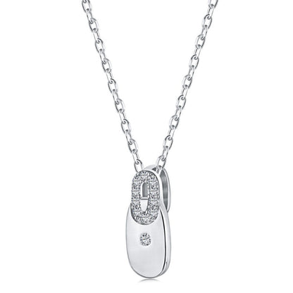 Understated Luxury Oval Pendant

