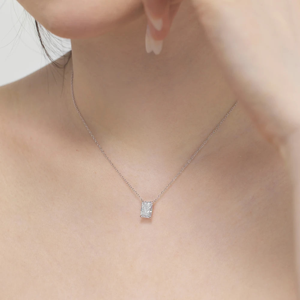 Stunning 8A Crushed Iced Cut Zirconia Necklace