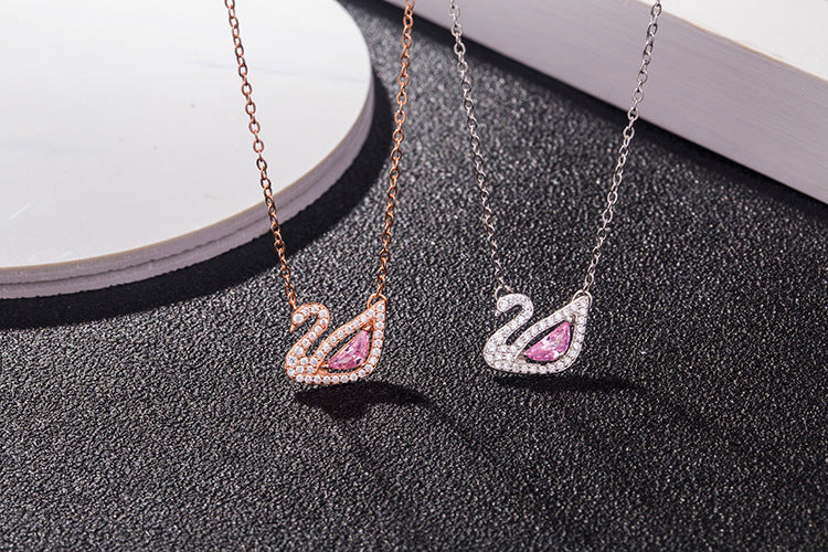 Iconic Swarovski Swan Necklace