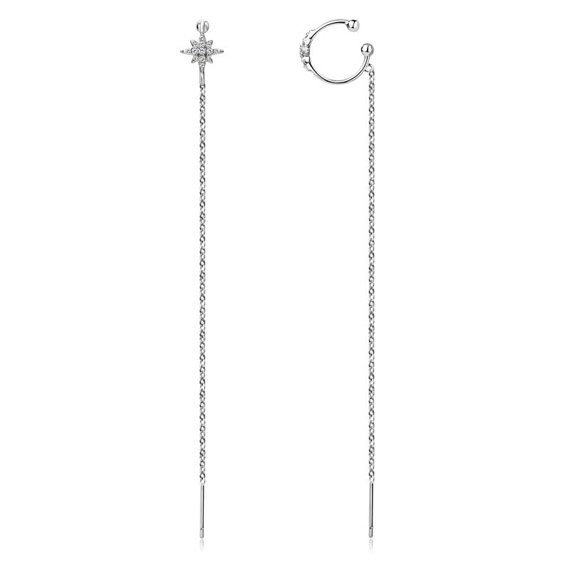 Cascading Chain Ear Cuff