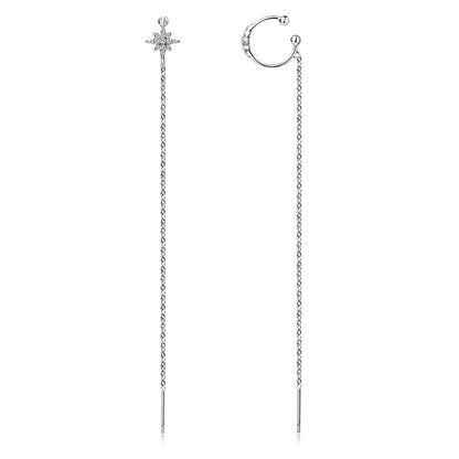 Cascading Chain Ear Cuff