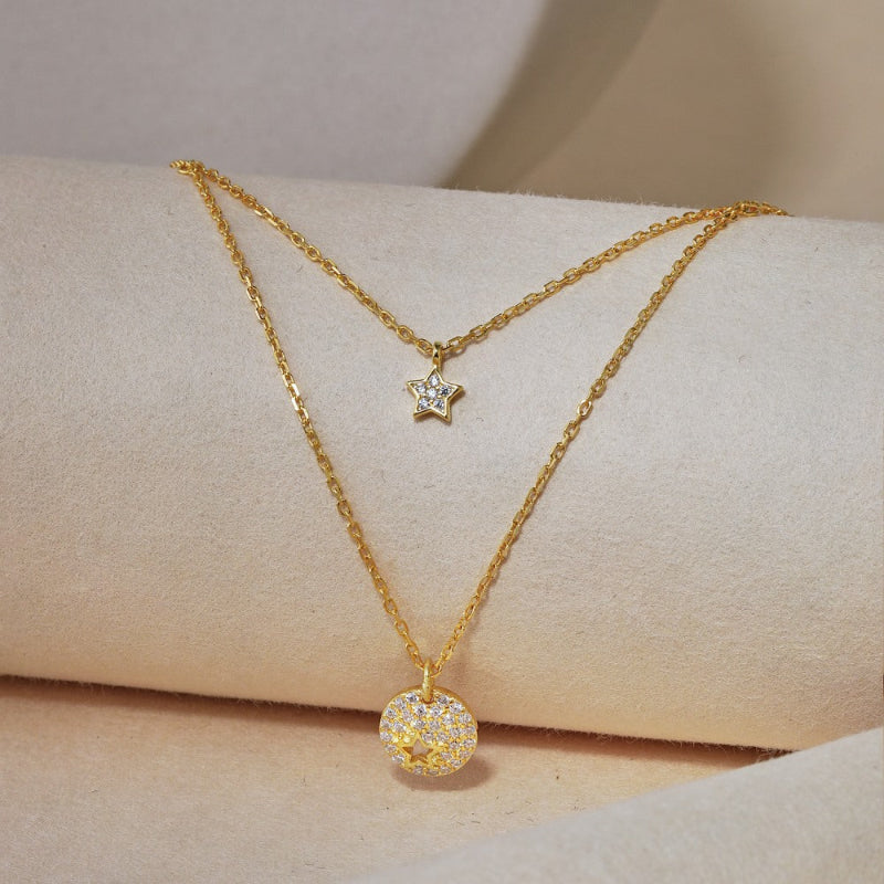 Shimmering Star Pendant Necklace