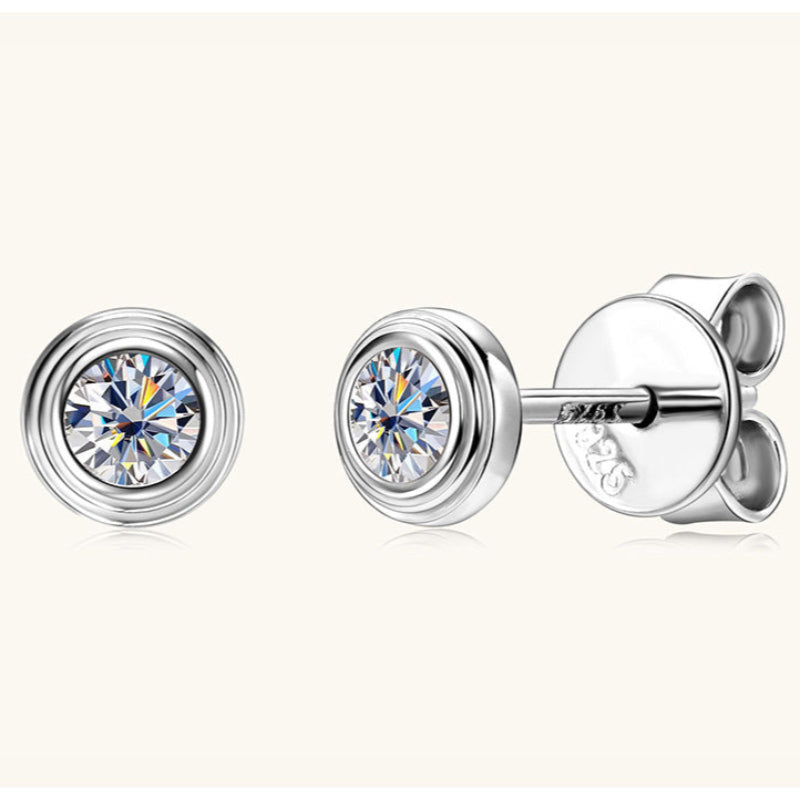 Affordable Luxury Moissanite Stud Earrings

