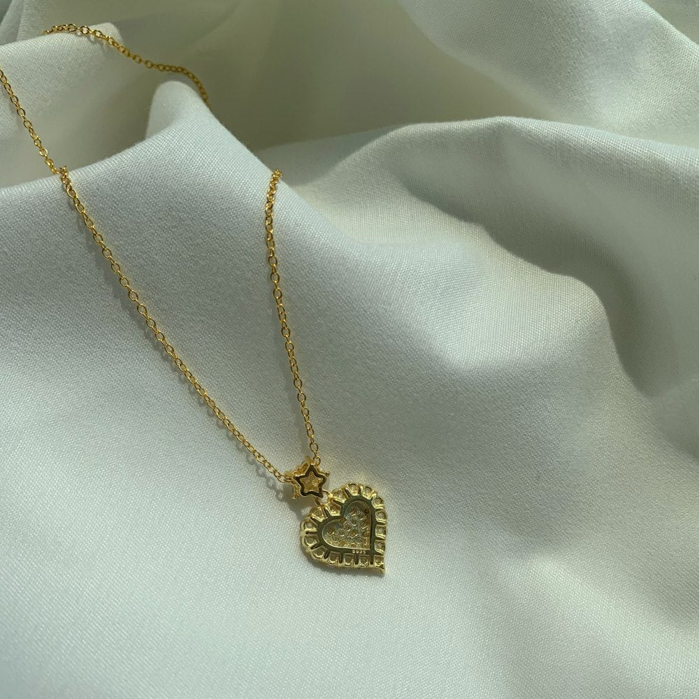 Opulent Oval Heart Necklace