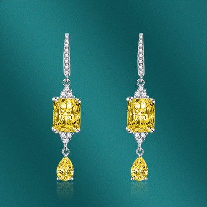 Chic Yellow Diamond Hooks