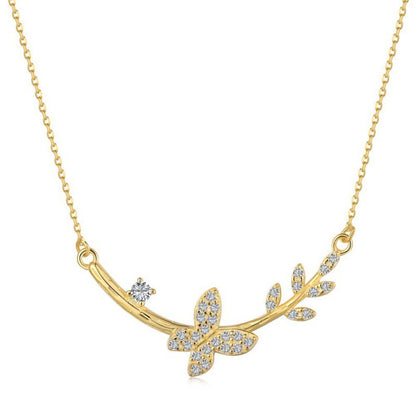 Delicate Flight Butterfly Pendant

