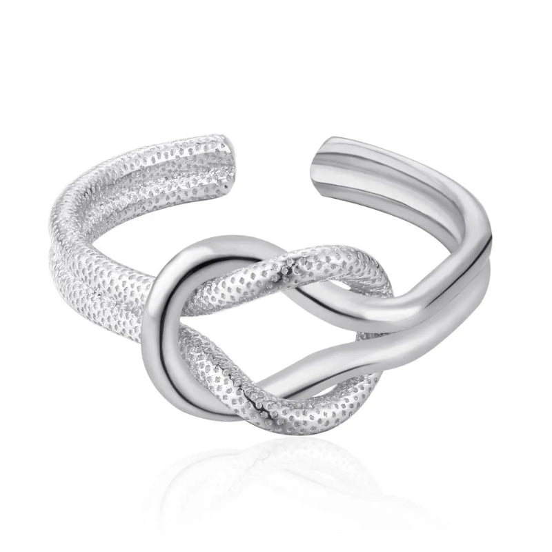 Silver Infinity Knot Ring

