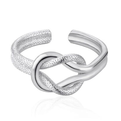 Silver Infinity Knot Ring

