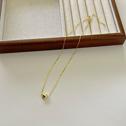 Everyday Silver Heart Necklace

