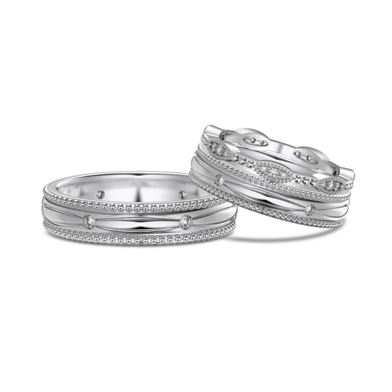 Minimalist Couple Lover Jewelry Rings