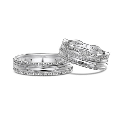Minimalist Couple Lover Jewelry Rings