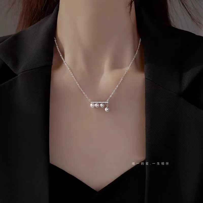 ladies pearl choker