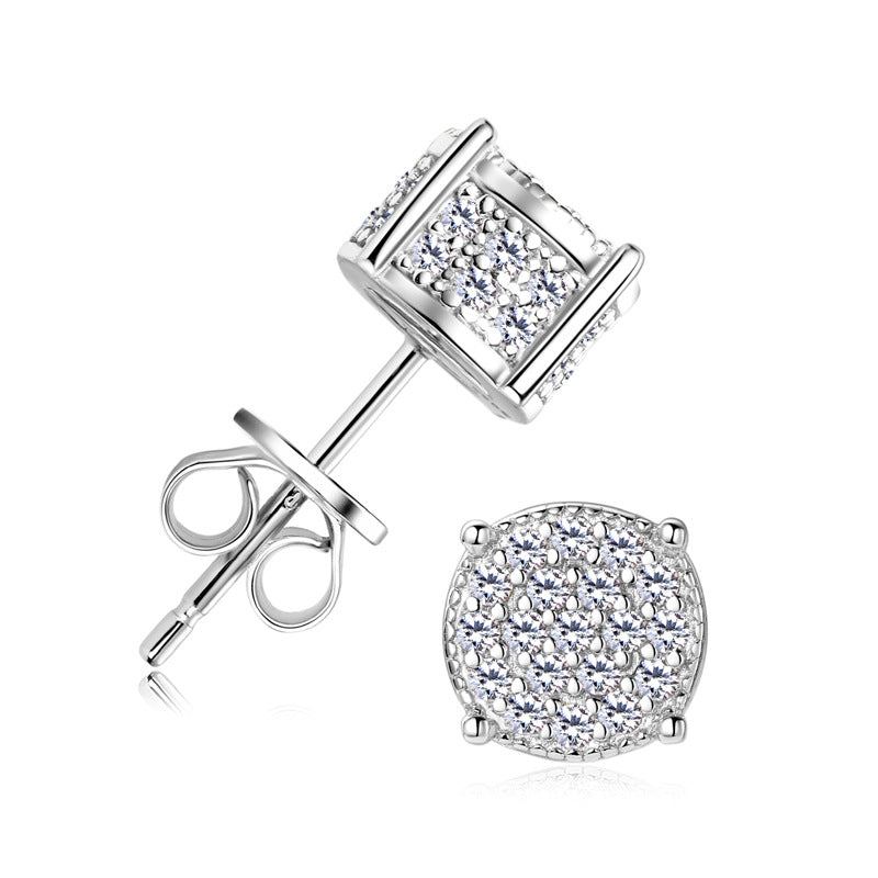 Exquisite Moissanite Pave Set Studs


