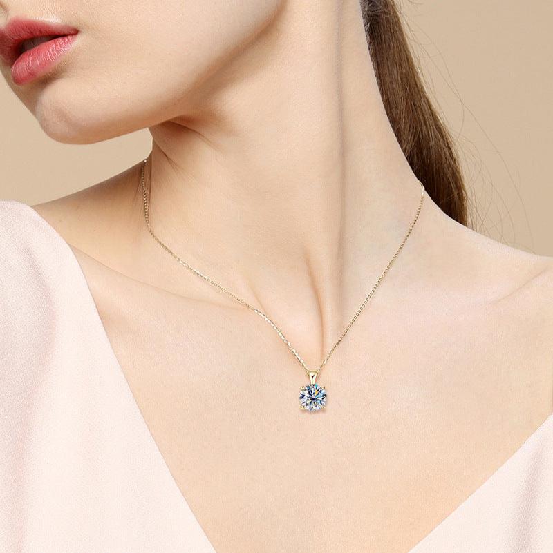 Precious Bezel Moissanite Charm

