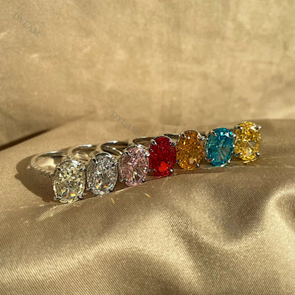 Delicate Oval Solitaire Band