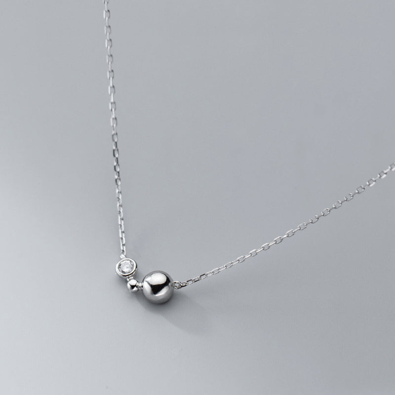 Sparkling Minimalist Bead Pendant
