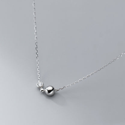 Sparkling Minimalist Bead Pendant
