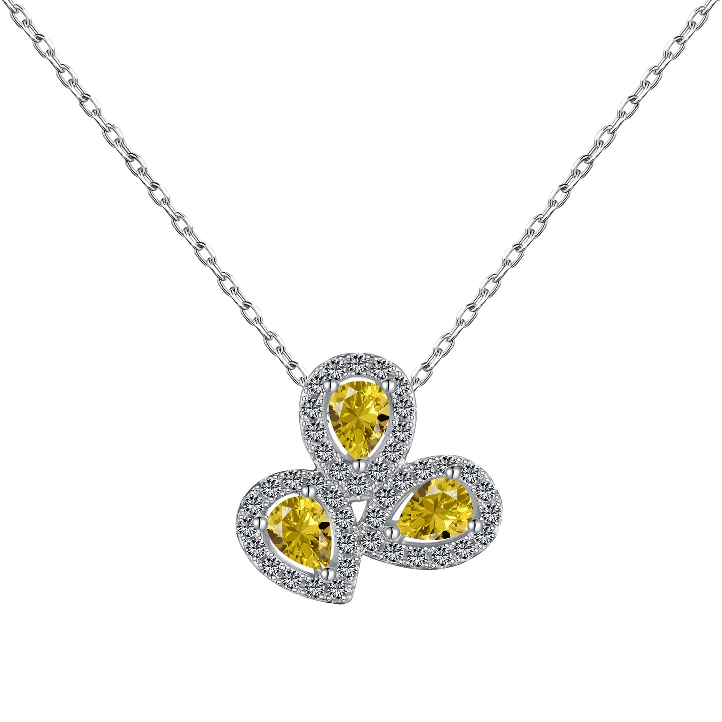 Classic Pear Diamond Pendant