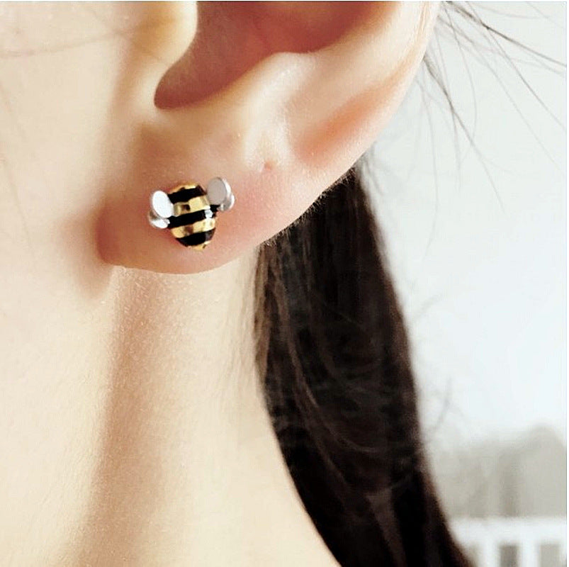 Bee Earring Close up