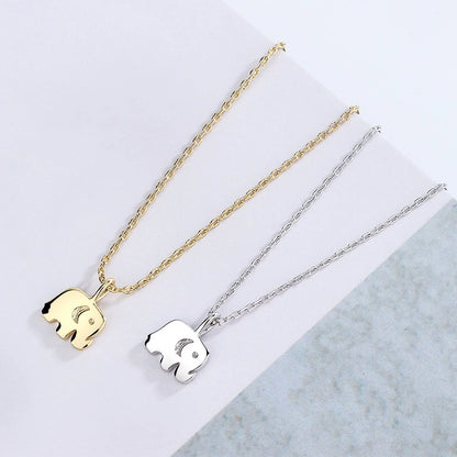 Silver Elephant Pendant

