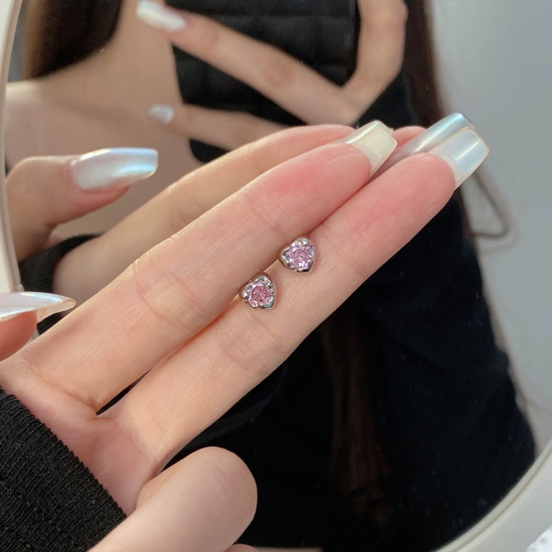 Golden Heart Studs


